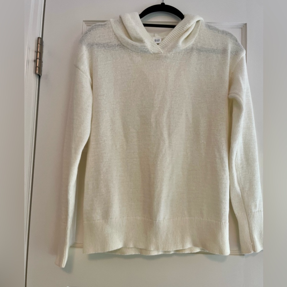 GAP Off White Summer Hoodie Sweater